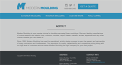 Desktop Screenshot of modernmoulding.com